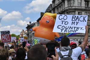 Trump Protestors in London